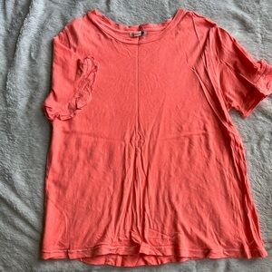 Sundry Ruffle Sleeve Tee